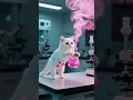 Download Lagu 🦁😸The white lion was tricked by the black cat, and the little white cat avenged it cleverly.
