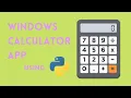 Create Calculator in python using tkinter