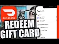 How to Redeem DoorDash Gift Card on the App