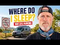 Where Can You Sleep in a Van Overnight Parking Tips