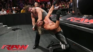 dean ambrose vs seth rollins wwe app vote match raw aug 18 2014