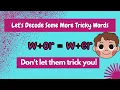 Decode Tricky Words w or Words How To Decode Tricky Words