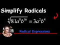 How to Simplify a Fourth Root Radical Expression 4th root