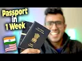 Indian Passport Renewal in 1 Week - USA Complete Process