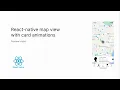React native map with animations