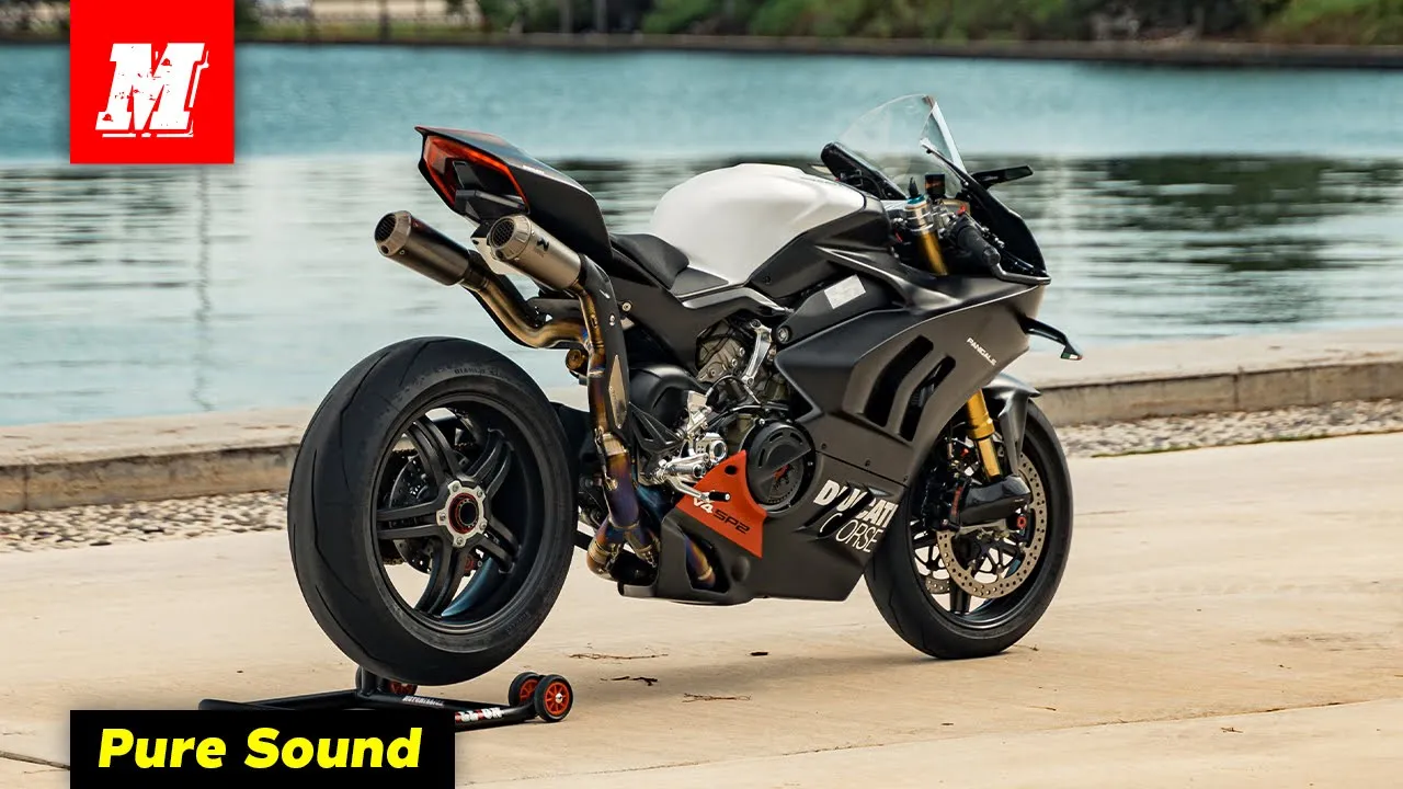 Ducati Panigale V4 SP2 with Akrapovic Race Exhaust | Pure Exhaust Sound