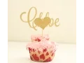 Glitter Cake Toppers - Birt ay Party Inspirations from Etsy
