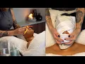 Deeply Relaxing Step by Step Hot Towel Facial Massage Treatment