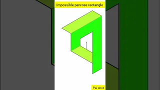 Draw impossible penrose rectangle with python