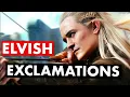 Learn Elvish Exclamations In 6 Minutes Sindarin Phrases