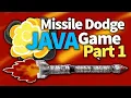 Missile Dodge Java Game Part 1 Tutorial - Designing Menu