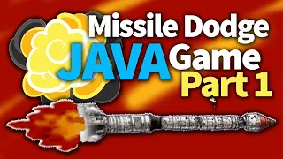 Missile Dodge Java Game Part 1 Tutorial - Designing Menu