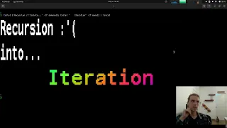 Turning a recursive function into a loop Rust