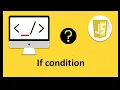 If condition or if statement JavaScript implementation