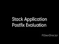 Postfix Evaluation - Appliction of Stack