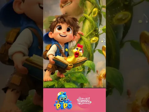 JOÃO E O PÉ DE FEIJÃO ✨ PIPO CONTA ✨ SHORT 5 #criançasinteligentes