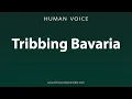 Download Lagu How To Pronounce Tribbing Bavaria