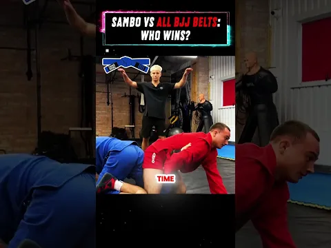 One Sambo Fighter Challenged an Entire BJJ Gym! #shorts