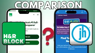What is H R Block and Jackson Hewitt COMPARISON