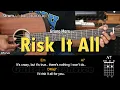 Risk It All - Bruno Mars EASY Guitar Tutorial with Chords