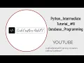Python Intermediate Tutorial Database Programming