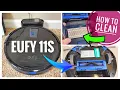 Eufy 11S Robot Vacuum How To Fix Low Suction How To Clean Replace Filters Brushes