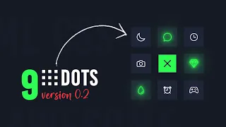 9 Dots Navigation Menu using Html CSS Javascript
