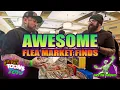 Finding AWESOME COLLECTIBLES at this INDOOR FLEA MARKET