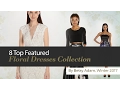 8 Top Featured Floral Dresses Collection By Betsy Adam Winter 2017