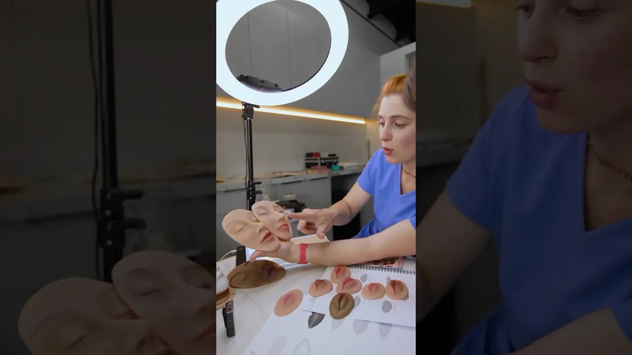 Advanced training permanent makeup #cosmetictattoo #beauty #lipblushtattoo #tattooliner