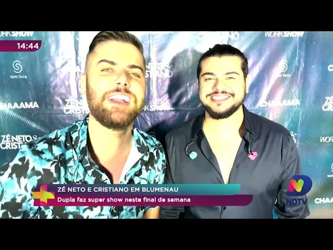 Zé Neto e Cristiano fazem super show em Blumenau neste fim de semana