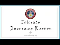 Colorado Insurance License - What You need to get started