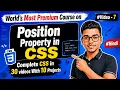 CSS Position Property Static Relative Absolute Fixed Sticky