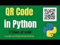 QR Code in Python Hindi Generate QR Code using Python