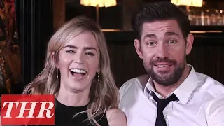 Emily Blunt John Krasinski Reveal First Celebrity Crushes Childhood Movie Favorites More THR