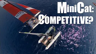 Inflatable Catamaran Speed Comparison on the Race Course