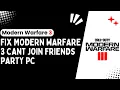 How To Fix Modern Warfare 3 Can t Join Friends Party PC - Solve Latest Fix 2024