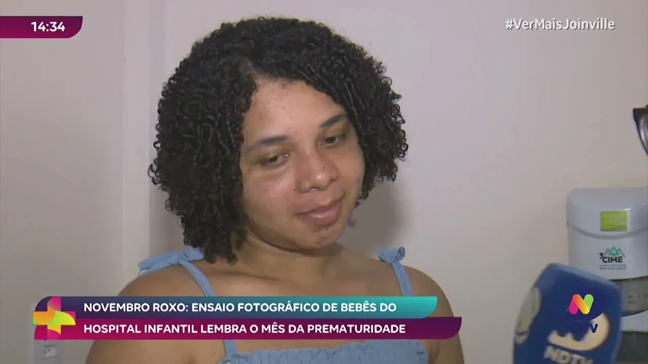 Novembro Roxo: ensaio fotográfico de bebês do Hospital Infantil lembra o mês da prematuridade