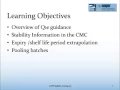 ST101 Lecture 11 Evaluation of Stability Data