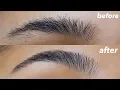HOW TO GROOM SHAPE YOUR EYEBROWS super easy at home Canela Trigueros