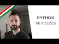 Python sort rendezes - Python tutorial magyar felirattal