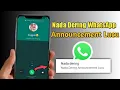 Download Lagu Cara Merubah Nada Dering Whatsapp Menjadi Announcement Atau Pengumuman Di Stasiun Kereta Api