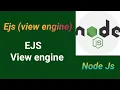 Complete Ejs View Engine Part Node Js tutorial in Hindi 2021