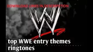 Download top wwe entry theme song ringtones(with download links) MP3