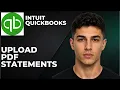 How to Upload Bank Credit Card Statement PDF Transactions into QuickBooks Online 2026 Tutorial