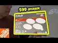 Home Depot HALO 6 inch 4 Recessed Lights Installation