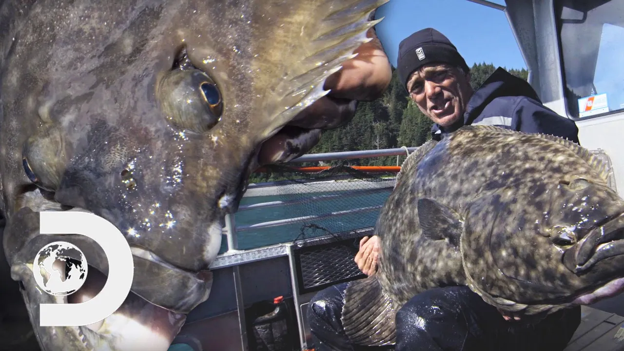 Jeremy Catches A Giant Cold-Water Killer With 2 Eyes On The Side Of Its Face | River Monsters