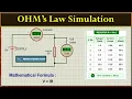 Ohm s Law Simulation on Proteus Solved Example How to find voltage and Current across a Resistor