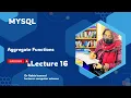 MYSQL Aggregate Functions Count Max Min Avg in Urdu Hindi Dr Rabia channel