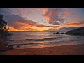 Download Lagu Full Non-Looped Sunset on a Private Beach with Calming Ocean Waves | Relaxing ASMR for Deep Sleep 4K